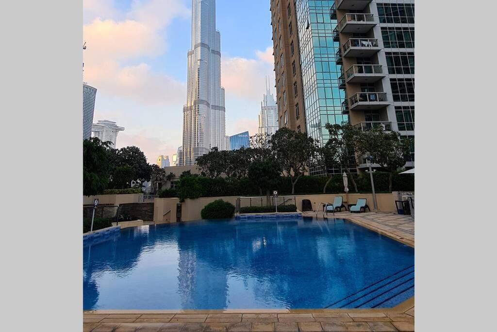 First Class 2Br With Full Burj Khalifa And Fountain View Dubái Exterior foto